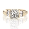 1.48 ct. Princess Cut Solitaire Ring #1