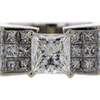 1.71 ct. Princess Cut Central Cluster Ring #1