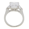 3.58 ct. Radiant Cut 3 Stone Harry Winston Ring, E, VS1 #2