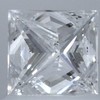 1.03 ct. Princess Cut 3 Stone Ring, E, SI1 #2