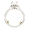1.01 ct. Princess Cut Bridal Set Ring, F, VS1 #4