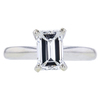 1.15 ct. Emerald Cut Solitaire Ring, G, VS2 #1