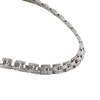 Diamond Pave & 18Kt White Gold  Necklace with matching Bracelet #3
