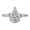 2.71 ct. Pear Cut 3 Stone Ring, I, SI2 #3