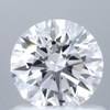 1.01 ct. Round Cut Halo Ring, D, SI2 #1