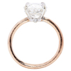 4.01 ct. Oval Modified Cut Solitaire Ring, H #4