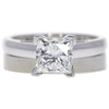 2.03 ct. Princess Cut Bridal Set Ring, J, VS1 #3