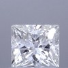 1.0 ct. Princess Cut Halo Ring, J, VS1 #1