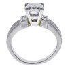 2.02 ct. Princess Cut Bridal Set Ring, G, SI2 #4