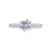 1.00 ct. Round Cut Solitaire Ring, D, SI2 #3