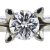 1.50 ct. Round Cut Solitaire Ring, J, SI2 #2
