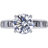 2.01 ct. Round Cut Solitaire Ring, G, I1 #3