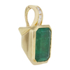 9.8 ct. Emerald Cut Pendant Necklace, Green, Highly Included #2