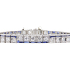 Art Deco Diamond Tennis Bracelet #1