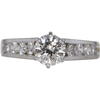 1.04 ct. Round Cut Bridal Set Ring, H, SI2 #4