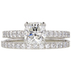 1.04 ct. Cushion Cut Bridal Set Tiffany & Co. Ring, H, VVS2 #3
