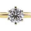 1.01 ct. Round Cut Solitaire Ring, J, SI1 #4