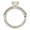 1.2 ct. Princess Cut Bridal Set Ring, H-I, SI2 #2