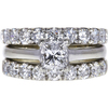 0.66 ct. Princess Cut Bridal Set Ring, D-E, VS1 #1