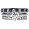 0.91 ct. Round Cut Bridal Set Tiffany & Co. Ring, H, VS2 #3