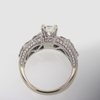 .95 ct. Round Cut Central Cluster Ring #1