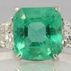 2.50 ct. Emerald Cut 3 Stone Ring #1
