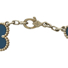 Van Cleef & Arpels Vintage Alhambra bracelet, 5 motifs, 18K Yellow Gold and Agate #2