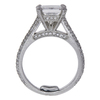 2.12 ct. Princess Cut Solitaire Ring, D, SI1 #4