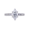 1.28 ct. Marquise Cut Solitaire Ring, F, I1 #3