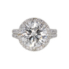 6.02 ct. Round Cut Halo Ring, G, SI1 #3