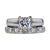 1.06 ct. Princess Cut Bridal Set Ring, J, VS1 #3