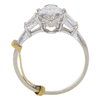 3.06 ct. Marquise Cut 3 Stone Ring, G, I2 #4