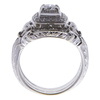 0.5 ct. Round Cut Bridal Set Ring, E, VS2 #4