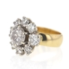 2.85 ct. Round Cut Central Cluster Ring #4