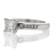 0.9 ct. Princess Cut Central Cluster Ring #2