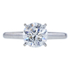 1.55 ct. Round Cut Solitaire Ring, G-H, I2 #2