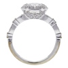 0.71 ct. Princess Cut Bridal Set Ring, H-I, SI1 #2