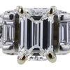 0.80 ct. Emerald Cut Bridal Set Ring, G, SI1 #4