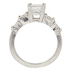 1.01 ct. Princess Cut Bridal Set Ring, H, VS2 #4
