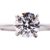 Lab Grown Diamond, 2.20 ct. Round Cut Solitaire Ring, E, VVS1 #1