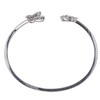 Graff Diamond Butterfly Silhouette Open Diamond Bangle 18K Gold #4