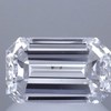 1.00 ct. Emerald Cut Solitaire Ring, D, SI1 #1