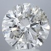 4.19 ct. Round Cut Solitaire Ring, J, I2 #1