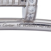 Cartier Juste un Clou Bracelet, Size 15, Classic Model, Diamonds and 18K White Gold #4