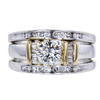 0.70 ct. Round Cut Bridal Set Ring, I, VS1 #3