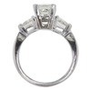 1.5 ct. Princess Cut 3 Stone Ring, J, VS1 #4