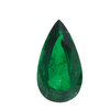 Green Emerald Pear Shaped Ring #3