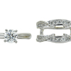 1.04 ct. Round Cut Bridal Set Ring, I, SI1 #3