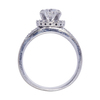 1.00 ct. Round Cut Bridal Set Ring, G, SI2 #4