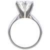 4.06 ct. Oval Cut Solitaire Ring, J, SI2 #4